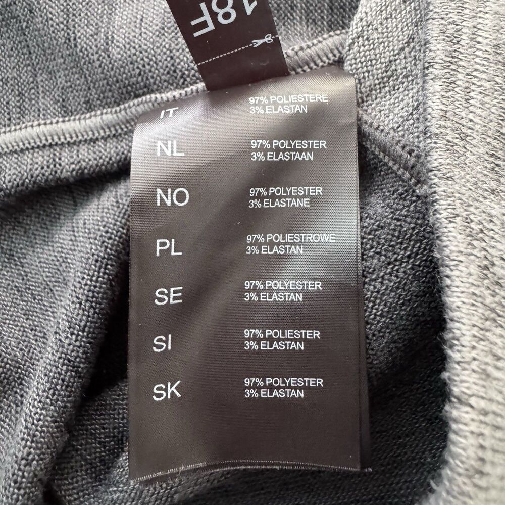 Kuhl 1/4 Zip Pullover Men XL Heather Gray Colorblock Mock Neck Outdoor Sweater - Picture 8 of 13